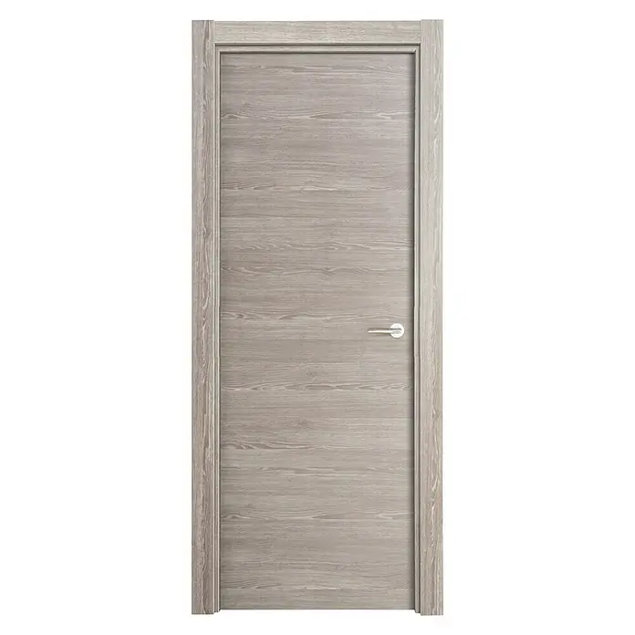Solid Elements Puerta interior Roble Finlandés - 82,5 x 203 cm, Izquierda, Roble oscuro, Macizo, Ciega