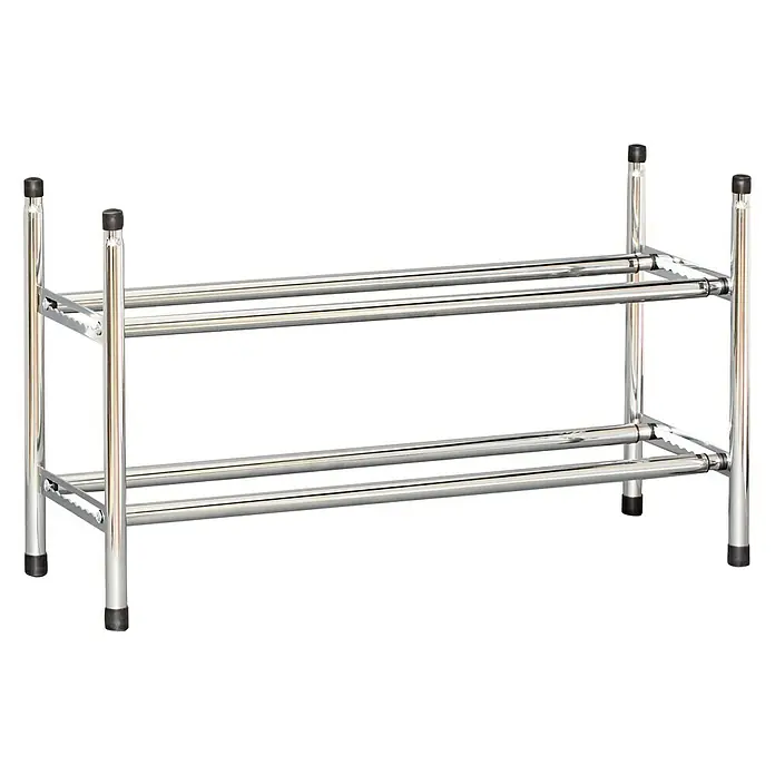 Schuhregal - L x B x H: 23 x 64 x 37 cm, Passend für: Bis zu 12 Paar Schuhe, Max. ausziehbar bis: 118 cm