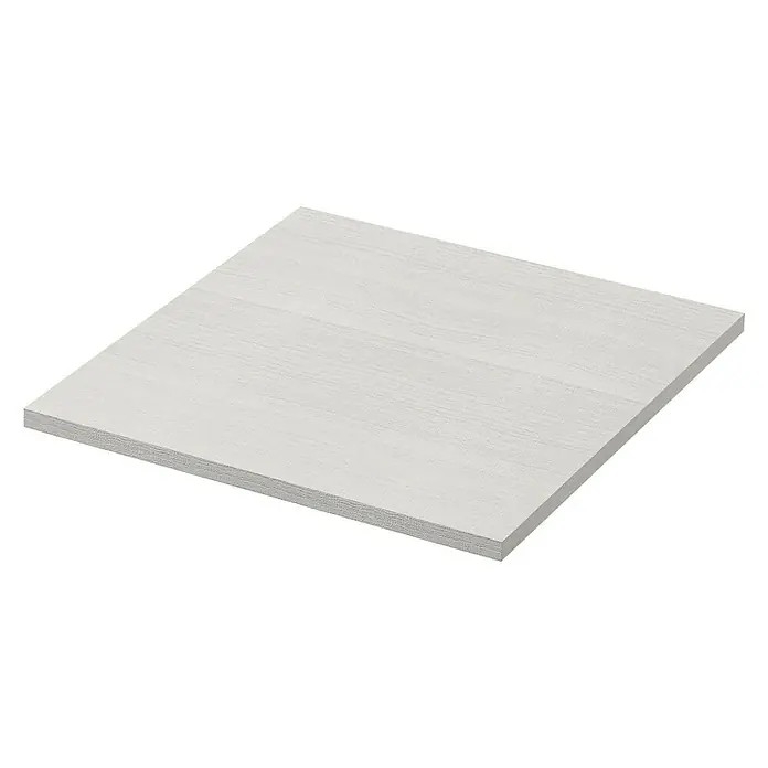 Baden Haus Qubo Ablage Seitenschrank - 46 x 45 cm, Spanplatte, Weiß Rock