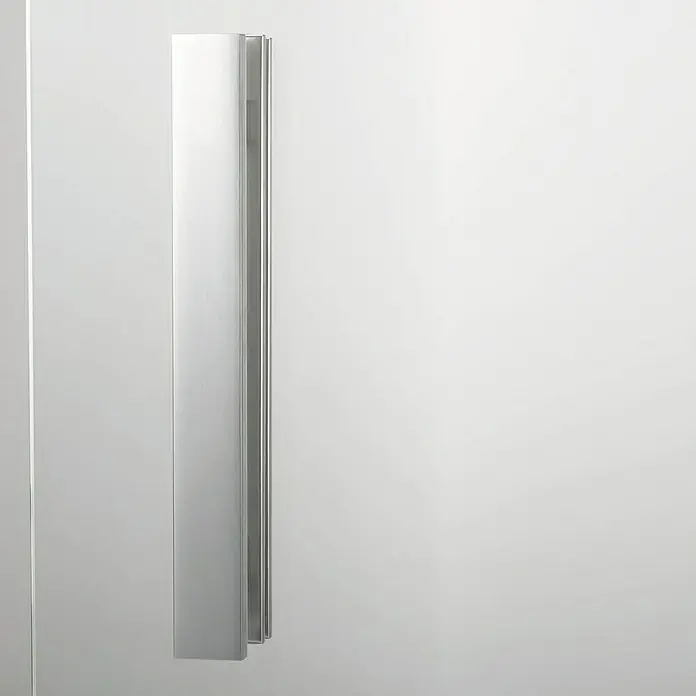 Diamond Doors Jednostrana ručka za klizna staklena vrata Sensa jednostrana - Izgled plemenitog čelika, Prikladno za: Klizna vrata od punog stakla, 35 x 4 cm