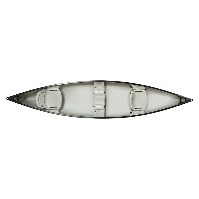 Pelican Kanu Explorer 14.6 DLX - L x B: 442 x 97 cm, Geeignet für: 3 Personen, Tragkraft: 363 kg, RAM-X Mehrschicht-Polyethylen - Vorderansicht