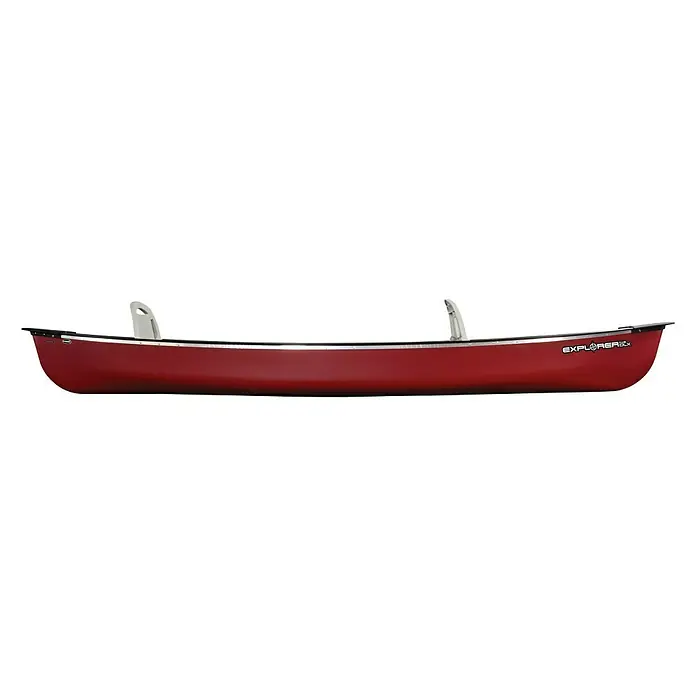 Pelican Kanu Explorer 14.6 DLX - L x B: 442 x 97 cm, Geeignet für: 3 Personen, Tragkraft: 363 kg, RAM-X Mehrschicht-Polyethylen - Vorderansicht