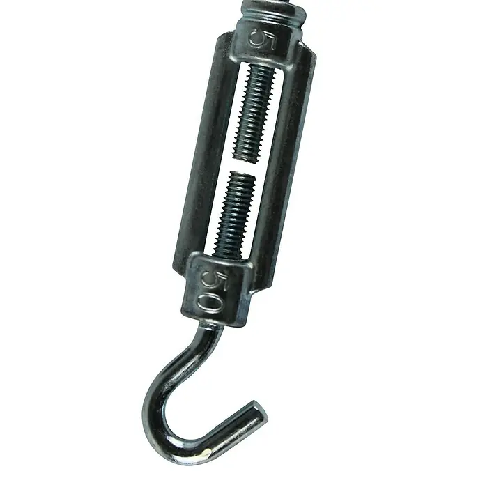 Stabilit Spannschloss - Für Seildurchmesser: 7 mm, Länge: 95 mm, Belastbarkeit: 50 kg, Stahl - Vorderansicht