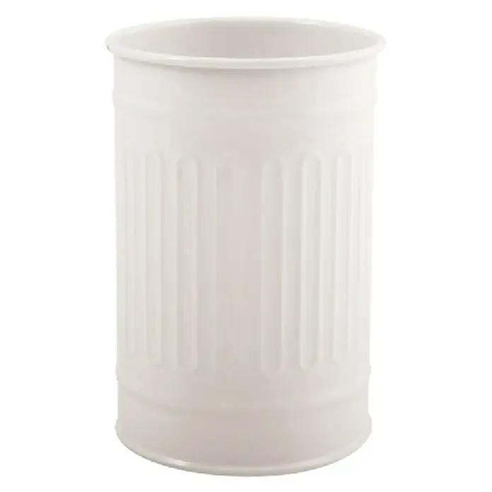 MSV Habana Vaso de encimera - Metal, Blanco