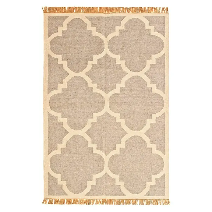 Alfombra Kilim - Beige/Marrón, 150 x 80 cm, Acrílico