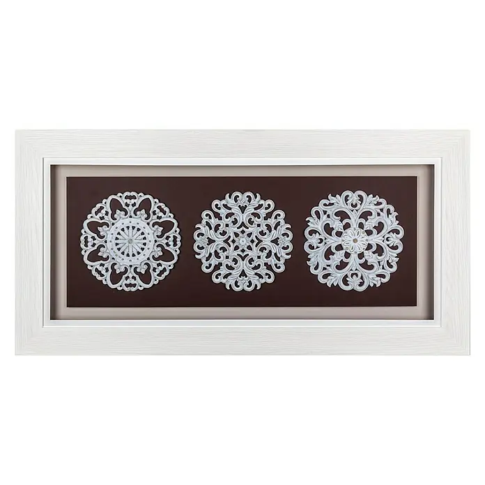 Cuadro Flores - Mandalas, An x Al: 130 x 65 cm