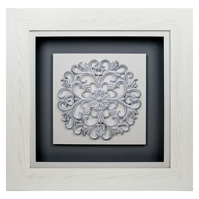 Cuadro Vitrina Montilla - Ornamentación redonda, An x Al: 65 x 65 cm