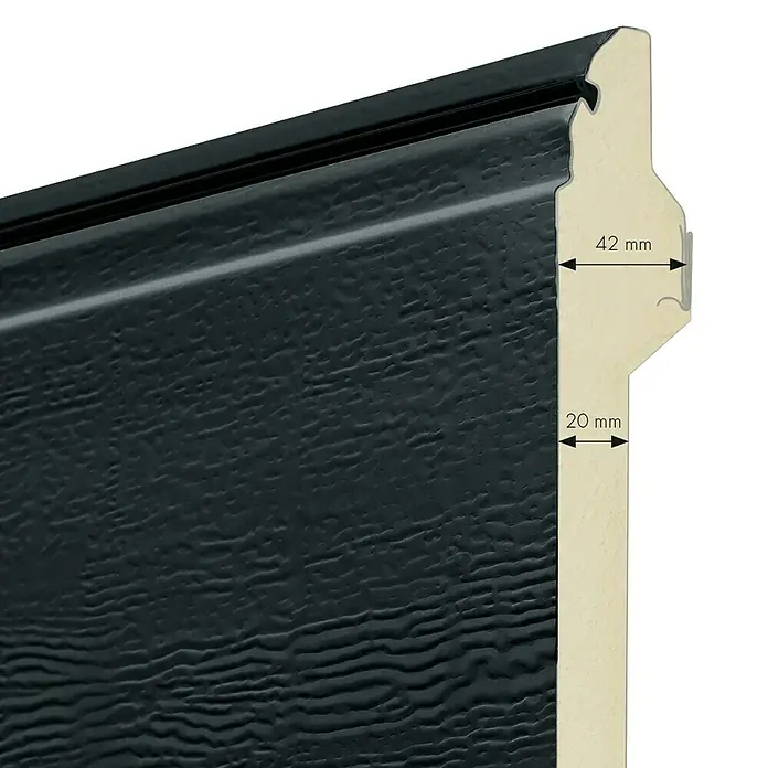 Garagedeur IsoMatic - b x h: 2.500 x 2.125 mm, Antraciet