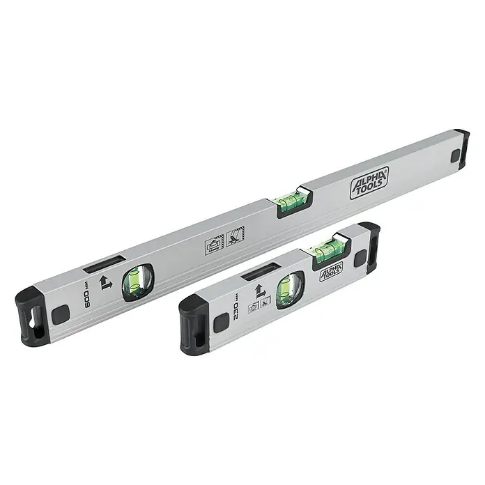 Alpha Tools Wasserwaagen-Set - 2 -tlg.