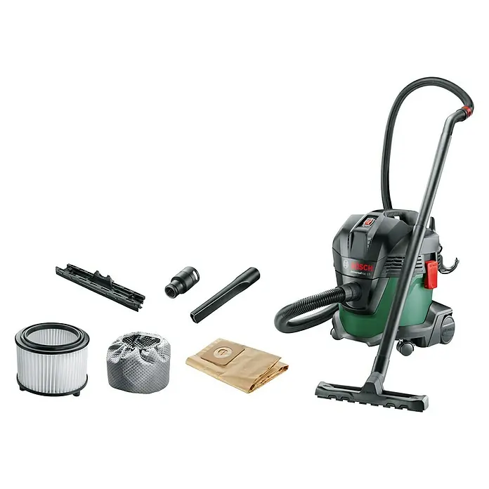 Bosch Usisivač za mokro i suho usisavanje UniversalVac 15 - 1.000 W, Maksimalni podtlak: 24.000 Pa, 15 l - Pogled s lijeve strane