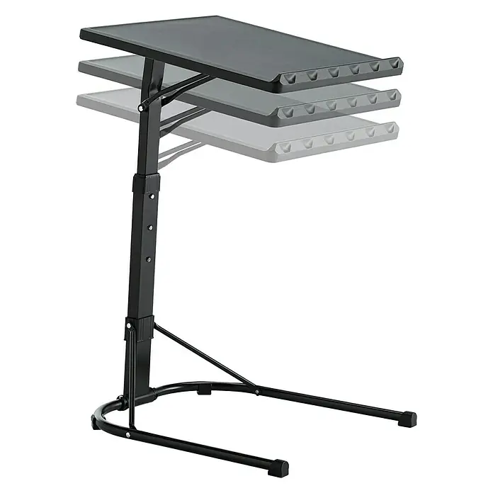 Mesa plegable Multitable - L x An x Al: 43 x 49 x 73 cm, Negro