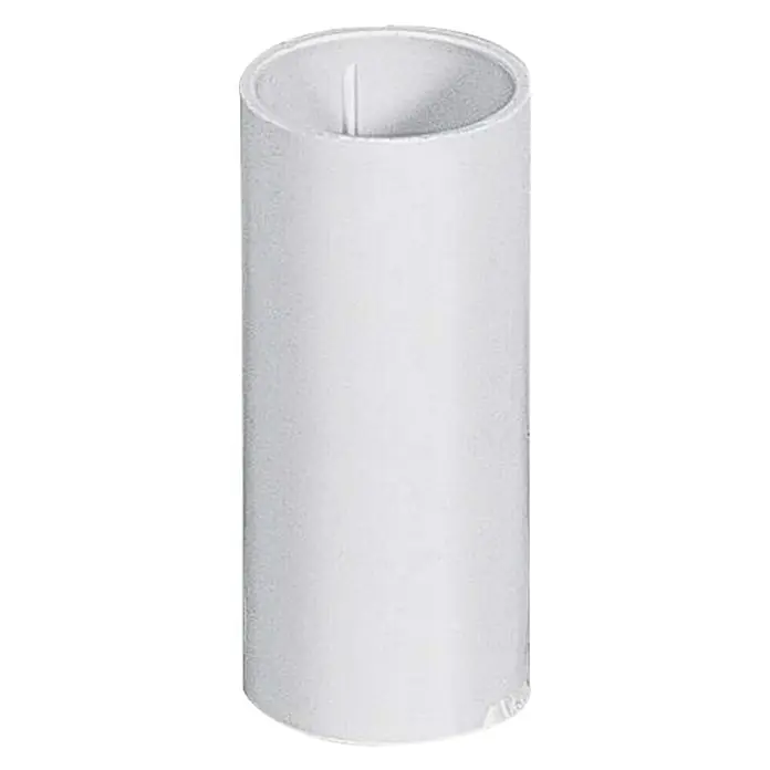 Empalme para tubo PVC - EN 20, Plástico, 320 N, Gris claro