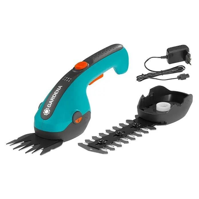 Gardena ClassicCut Akku-Gras- & Strauchschere - 3,6 V, Li-Ionen, 2,5 Ah, 1 Akku, Schnittbreite: 80 mm - Vorderansicht