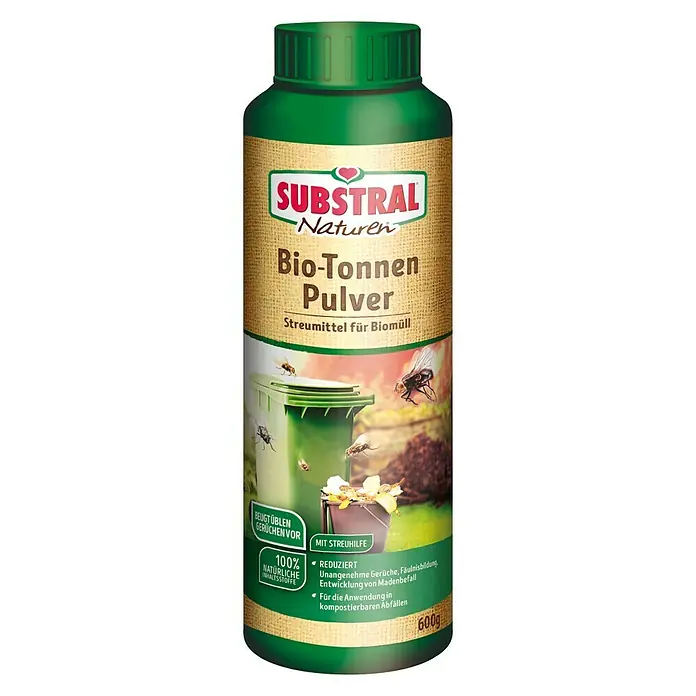 Substral Naturen Prah za kante za biorazgradivi otpad - 600 g - Pogled sprijeda