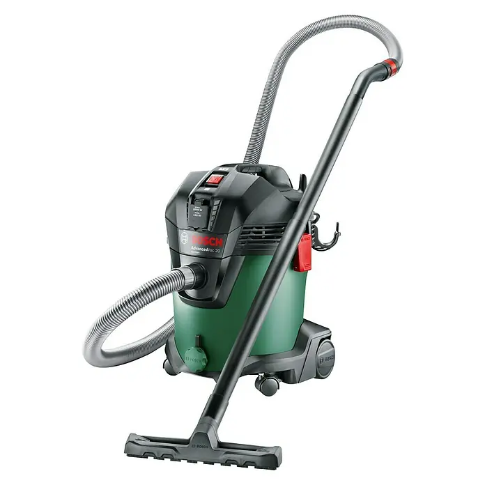 Bosch Nass-Trockensauger AdvancedVac 20 - 1.200 W, Behältervolumen: 20 l - Linke Seitenansicht