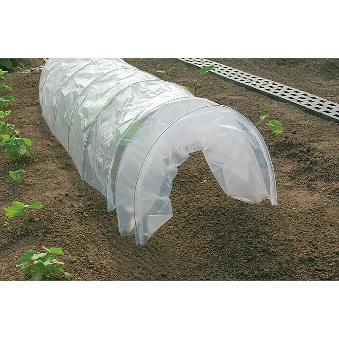 Nortene Túnel invernadero Acordeón - Transparente, L x Al: 3 m x 45 cm