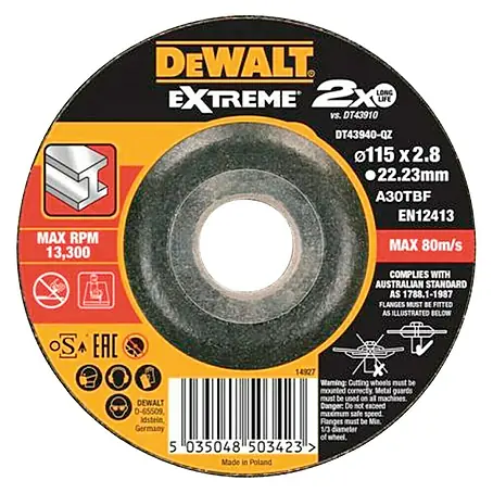 Dewalt Extreme Disco de corte DT43932-QZ