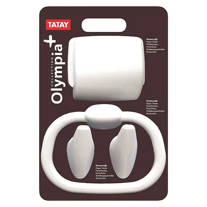 Tatay Olympia Set de baño - 4 pzs., Blanco