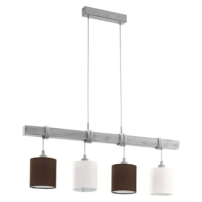 Eglo Townshend Pendelleuchte Townshend 2 - L x B x H: 100 x 15 x 110 cm - Vorderansicht