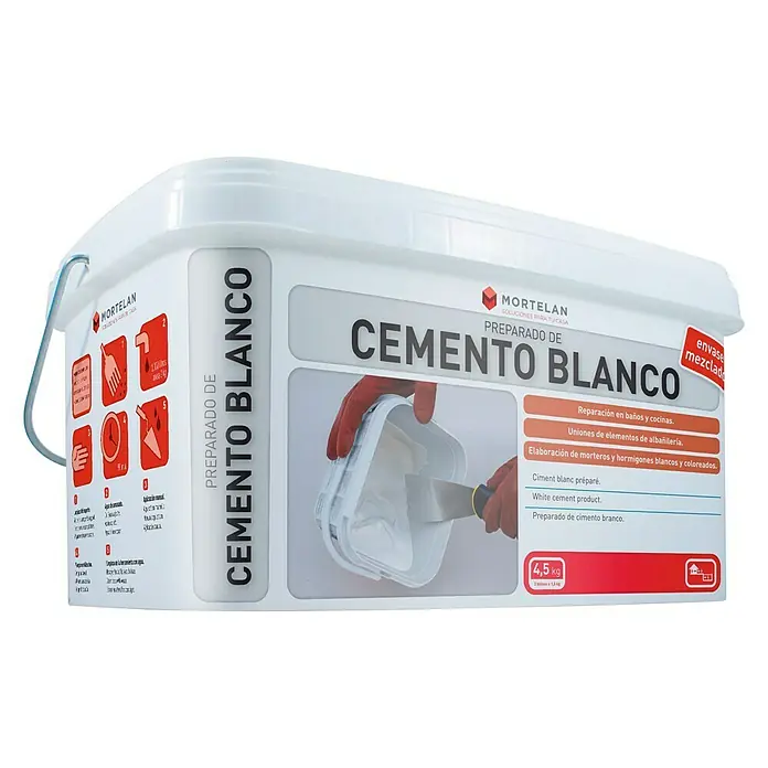 Gecol Cemento blanco Mortelan - 4,5 kg