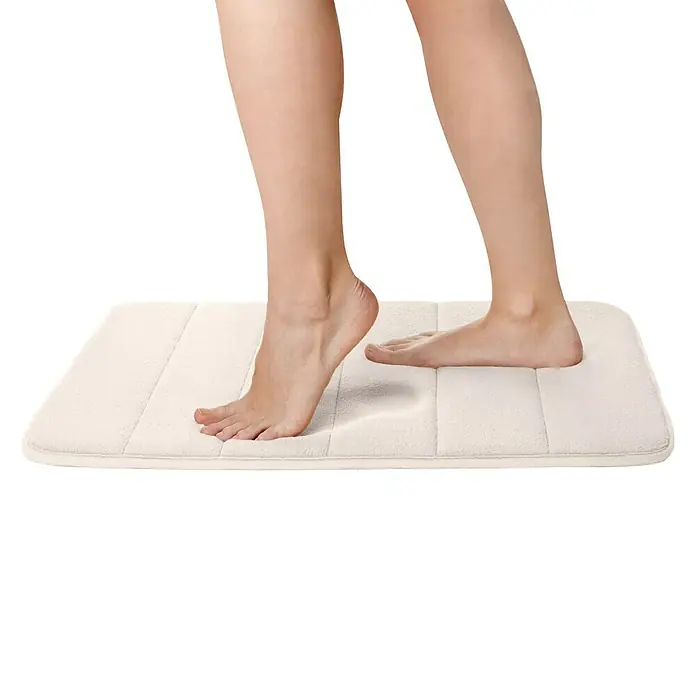 Alfombra para baño Nuvola - 400 x 600 mm, Blanco