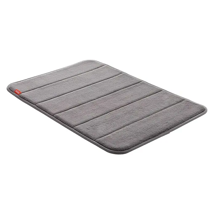Alfombra para baño Nuvola - 400 x 600 mm, Gris