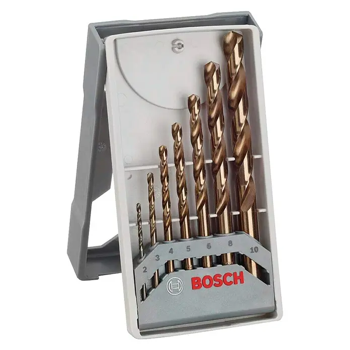 Bosch Set de brocas para metal HSS-Co - 7 pzs., Apto para: Metal