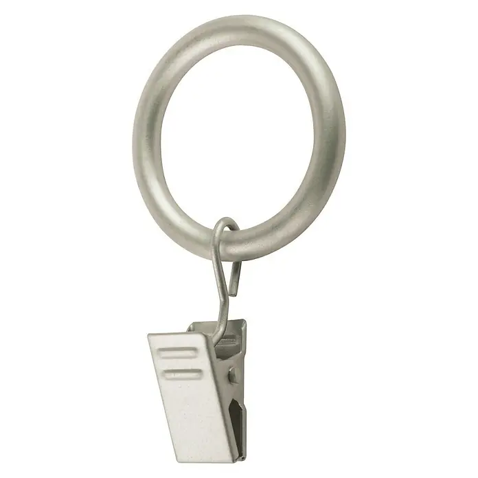 Expo Ambiente Rundring-Pack - 10 Stk., Edelstahloptik, Metall - Vorderansicht