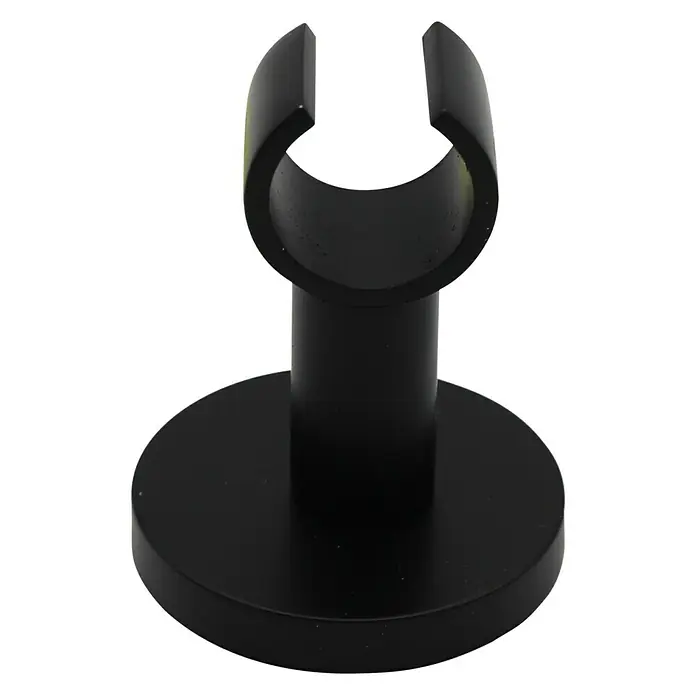 Expo Ambiente Deckenträger Klassik - Schwarz, Geeignet für: Gardinenstangen Ø 20 mm - Vorderansicht