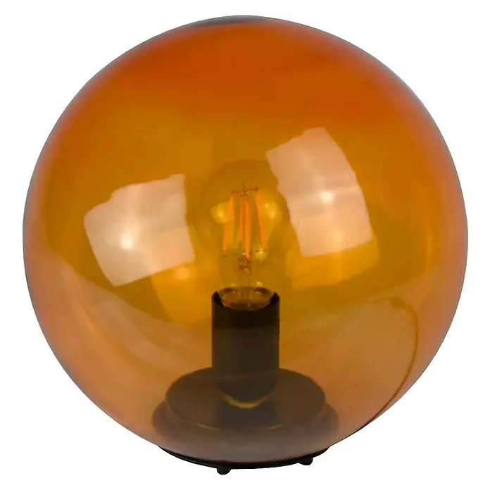 Tween Light Lámpara de sobremesa redonda Nerano - 40 W, Ø x Al: 250 mm x 24,5 cm, Ámbar, E27