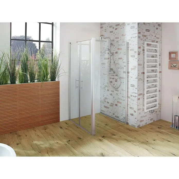Camargue Vario Bočna stranica za dvostruka vrata S37 - 90 x 195 cm, Premazano, Debljina: 6 mm, Srebrne boje