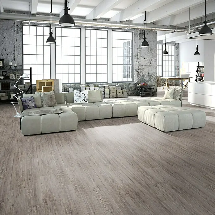 b!design Podna vinilna obloga - 1.220 x 180 x 3,5 mm, Rustikalni pod