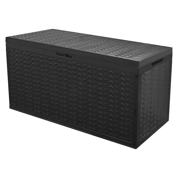 Jelenia Plast Garten-Aufbewahrungsbox Cargo - L x B x H: 120 x 45 x 60 cm, Anthrazit - Vorderansicht