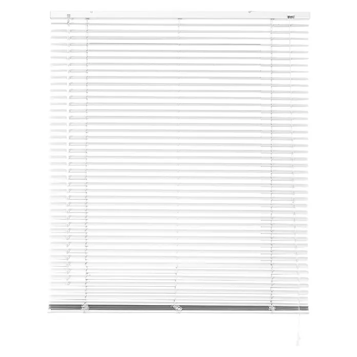 Veneciana Techno - An x Al: 75 x 250 cm, Blanco, Aluminio