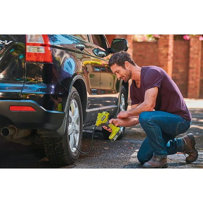 Ryobi ONE+ Compresor de batería R18PI - 18 V, Iones de litio, Sin batería