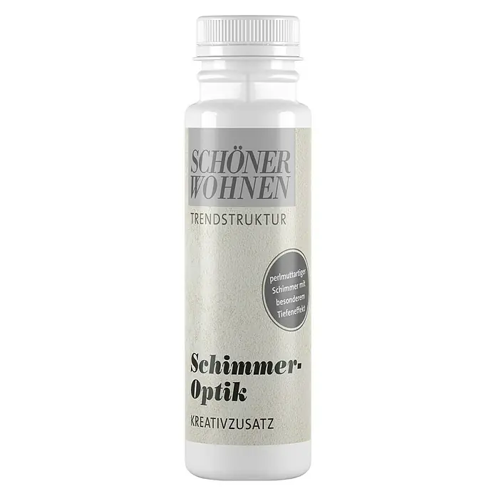 SCHÖNER WOHNEN-Farbe Trendstruktur Effektzusatz - Transparent, 375 g, Schimmer-Optik - Vorderansicht