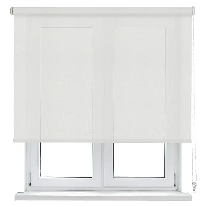 Viewtex Estor enrollable Screen 10% - An x Al: 120 x 250 cm, Blanco perla