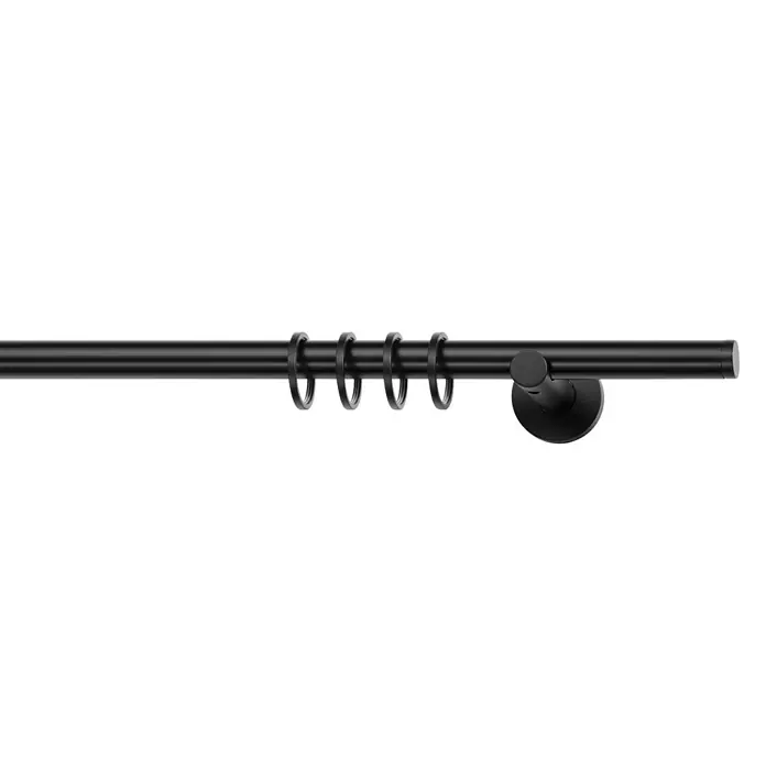 Sombra Gardinenstange - Schwarz, Länge: 160 cm, Durchmesser: 20 mm
