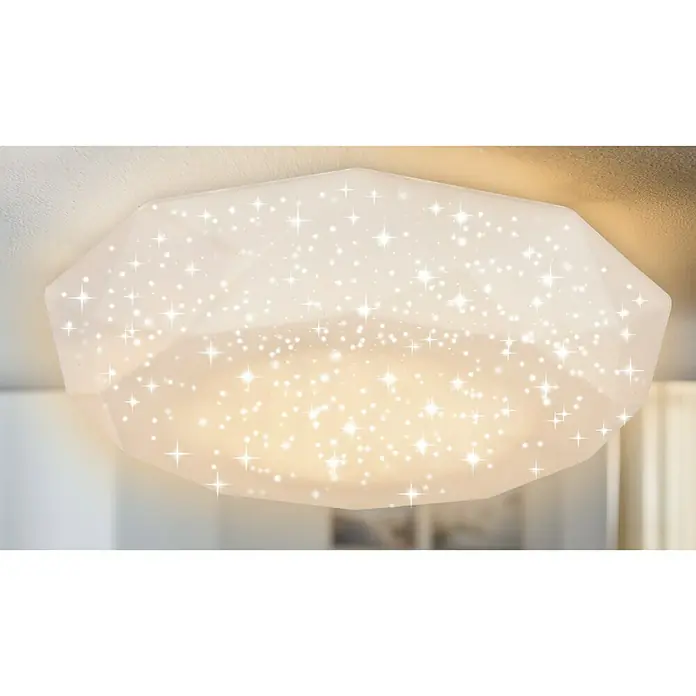 Lavida Plafón LED redondo Casoli - 18 W, Ø x Al: 350 mm x 9 cm, Blanco