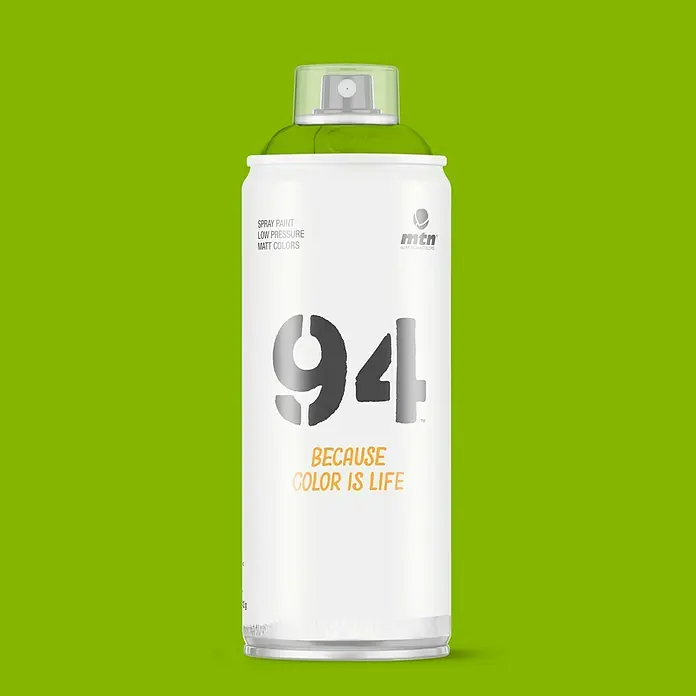 mtn Spray 94 - Verde neón, 400 ml, Mate