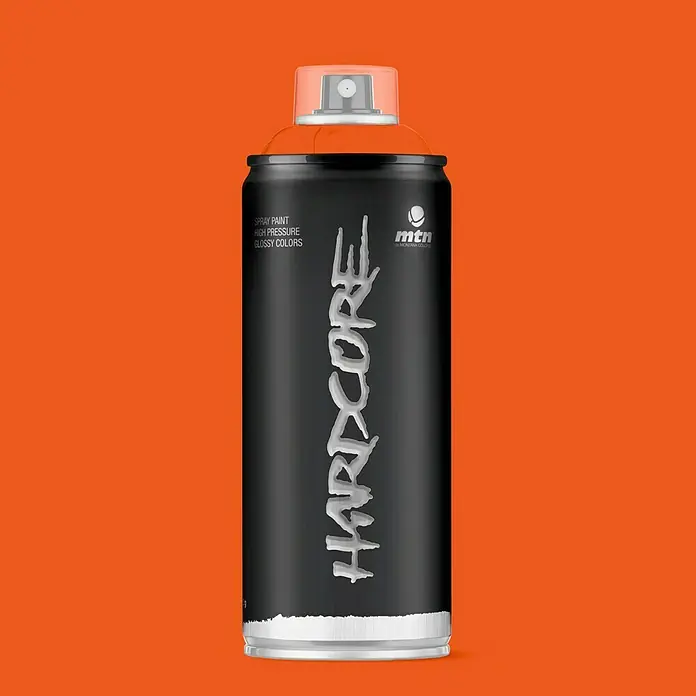 mtn Spray Hardcore - Naranja, 400 ml, Brillante