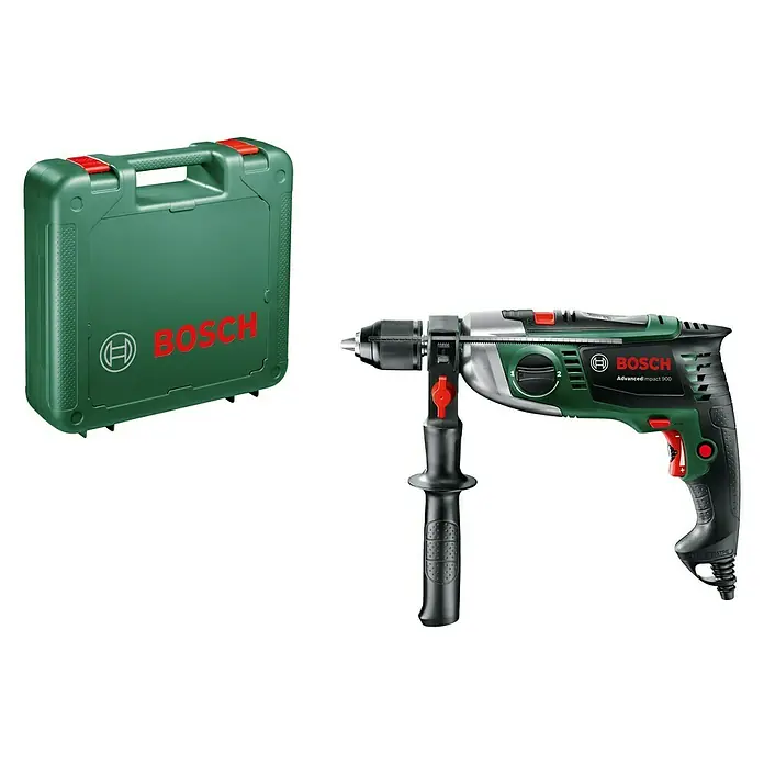 Bosch Schlagbohrmaschine AdvancedImpact 900 - 900 W, Leerlaufdrehzahl: 50 U/min - 2.850 U/min - Rechte Seitenansicht