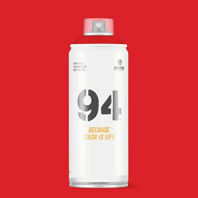 mtn Spray 94 - Rojo vivo, 400 ml, Mate