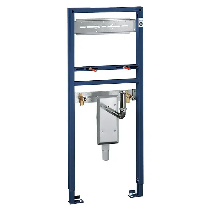 Grohe Rapid SL Waschtisch-Vorwandelement - 7,5 x 50 x 113 cm, Mit UP-Geruchsverschluss, Pulverbeschichtet - Vorderansicht
