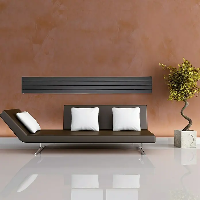 Sanotechnik Badheizkörper Eisenstadt - B x H: 30,9 x 180 cm, 564 W, Anthrazit - Stimmungsaufnahme