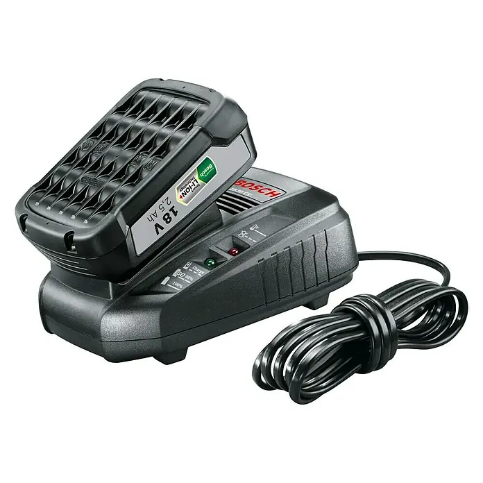 Bosch 18 V Power for All Punjač i baterija Starter Set - 18 V, 1 baterija, 2,5 Ah, Litij-ionska - Pogled s lijeve strane