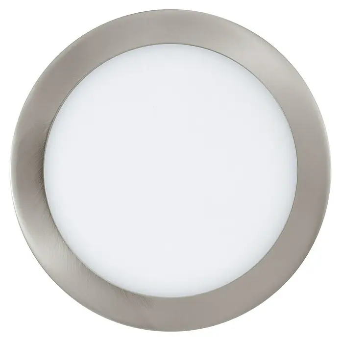 Eglo Ugradbena LED svjetiljka Fueva - 15,6 W, Promjer: 22,5 mm, 1.900 lm, Bijele boje, Mat nikal