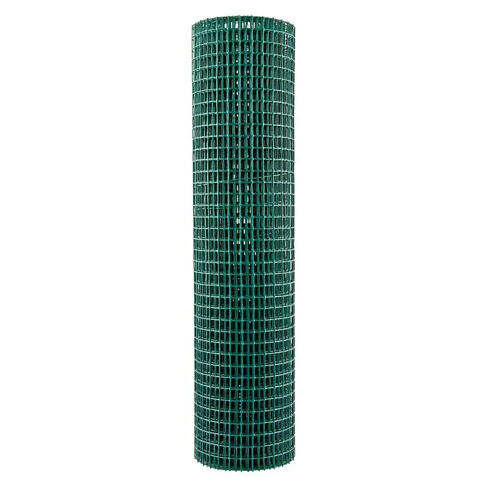 H+S Zauntechnik Drahtgitter - L x H: 5 x 1 m, Maschenweite: 13 mm, Drahtstärke: 1,6 mm, Grün, Beschichtet