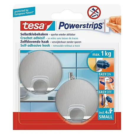 Tesa Powerstrips Zelfklevende haak