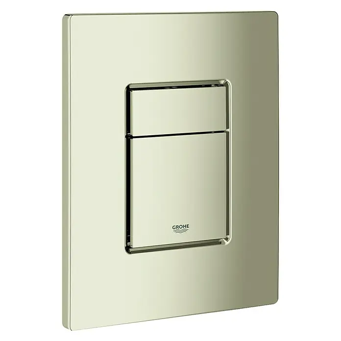 Grohe Betätigungsplatte Skate Cosmopolitan - Nickel, 2-Mengen-Spülung - Vorderansicht
